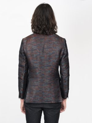 HIROMI ASAI Red Sky, Silk Double Jacket - Image 5