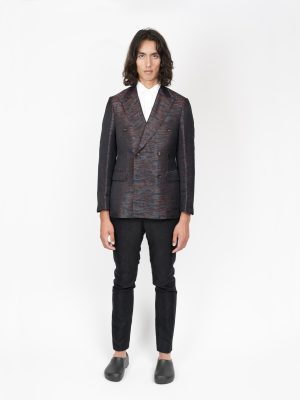 HIROMI ASAI Red Sky, Silk Double Jacket - Image 4