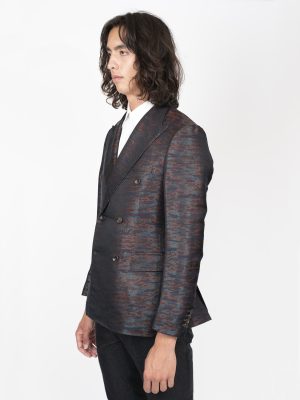 HIROMI ASAI Red Sky, Silk Double Jacket - Image 3