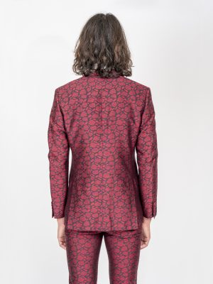 HIROMI ASAI Red Rose Silk Jacket - Image 5