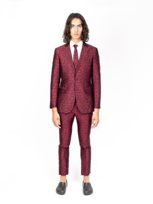 HIROMI ASAI Red Rose Silk Jacket - Image 4