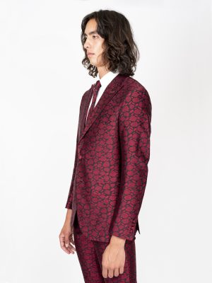 HIROMI ASAI Red Rose Silk Jacket - Image 3