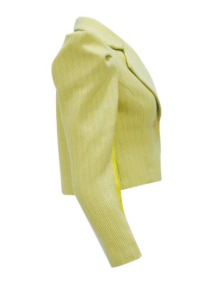 2madison Avenue Agnez Wool Blazer in Yellow - Image 3