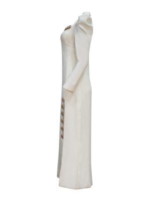 2madison Avenue Central Celebration new queen long white dress - Image 4