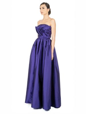 OLIVER TOLENTINO Purple Ayesha ball gown - Image 6