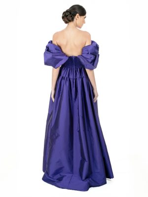 OLIVER TOLENTINO Purple Ayesha ball gown - Image 7