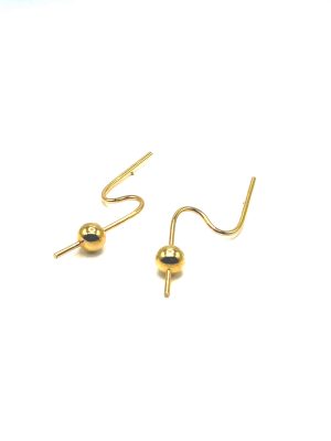 IZA BY SILVIA DAVILA - CHLOE EARRINGS - GOLD PLATED - Image 4