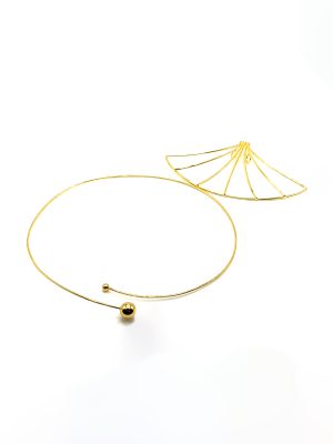 IZA BY SILVIA DAVILA - GENEVIEVE NECKLACE - GOLD PLATED - Image 5