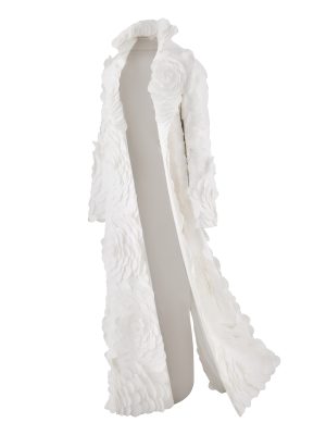 Mr Crazy & Lady Sexy White Blossom Coat - Image 4