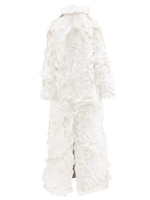 Mr Crazy & Lady Sexy White Blossom Coat - Image 5