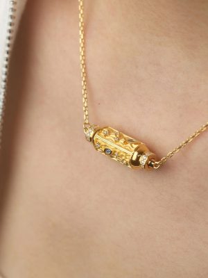 Vanimy Unity Ichthys Spinner Anxiety Relief Pendant Necklace - Image 4