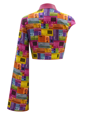 Sparkle Collection Multi-Color Long Sleeve Top TRANSISTOR RADIO - Image 5