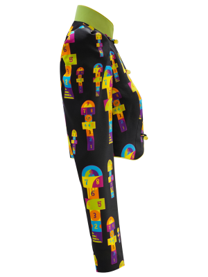 Sparkle Collection Multi-Color Long Sleeve Top HOPSCOTCH - Image 4