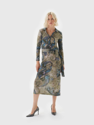 Manufaktur Boscana GmbH Grey Long Sleeve Dress - Image 3