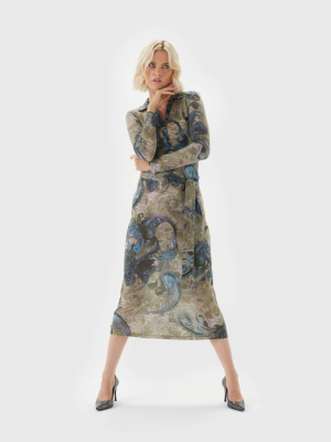 Manufaktur Boscana GmbH Grey Long Sleeve Dress - Image 4