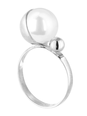 SOLOMEINA Perfection Ring Mini in Silver
