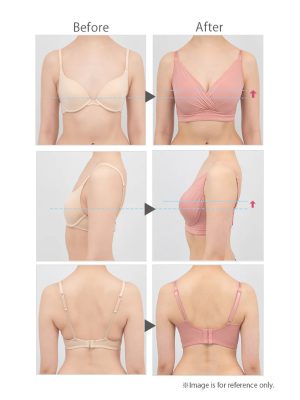 Bradelis New York Seamless Black Heart Cup Wireless Bra - Image 5