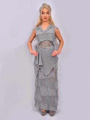 AXEL HARDY TM Unique Patchwork Dress - Image 9