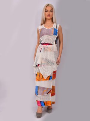 AXEL HARDY TM Unique Patchwork Dress - Image 10