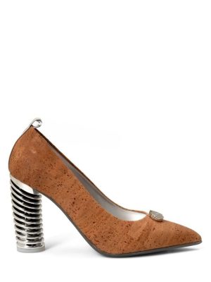 Fundae Brown High Heel Pump