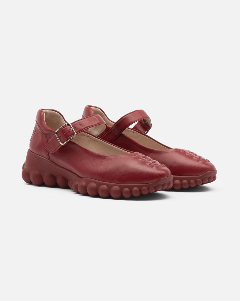 MINNA MINNA Red Slip On Sneaker - Image 2