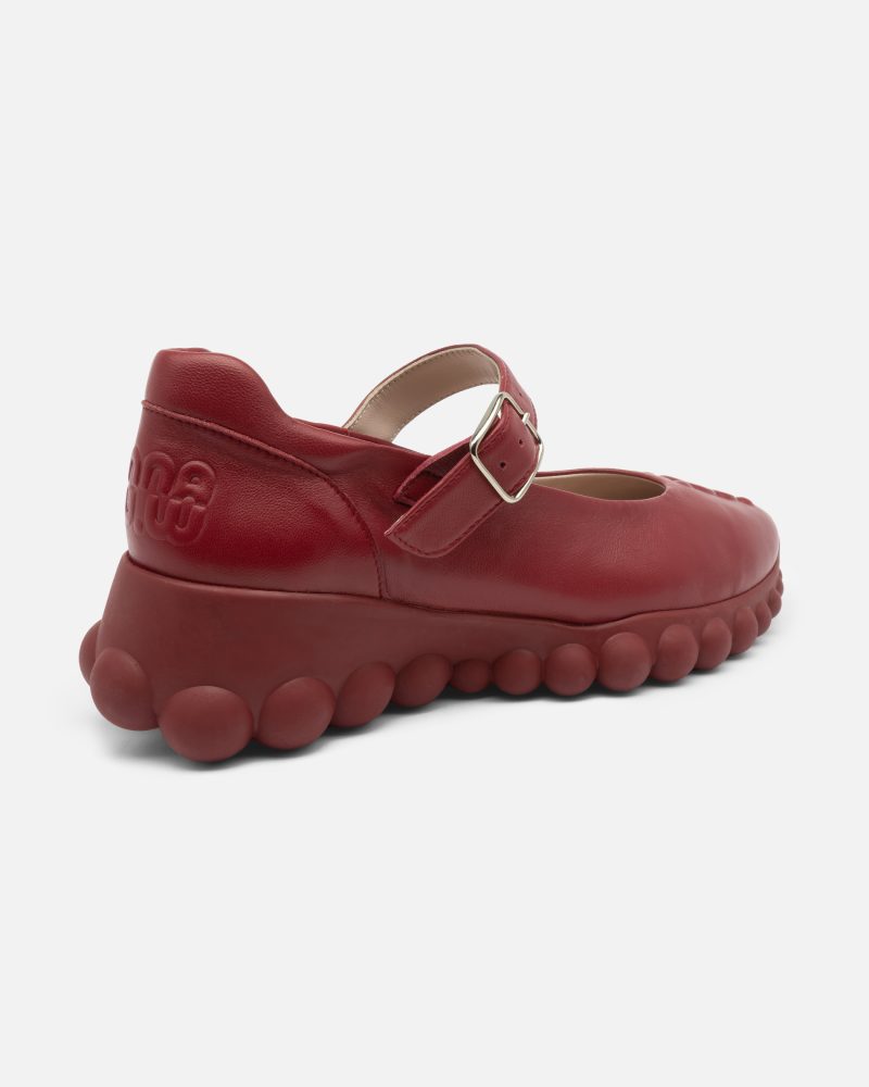 MINNA MINNA Red Slip On Sneaker - Image 4