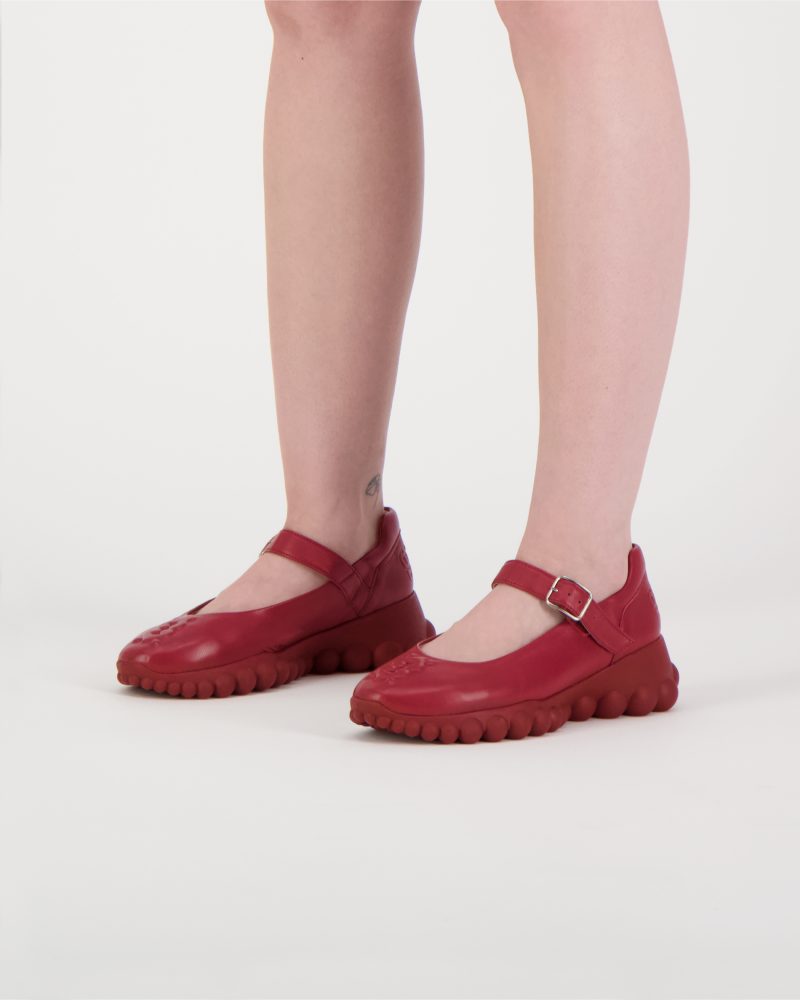 MINNA MINNA Red Slip On Sneaker - Image 6