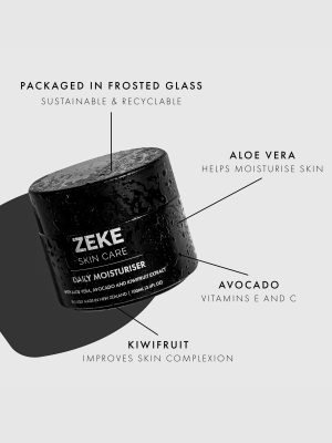 Zeke Skincare Face Scrub With Charcoal And Bamboo - Image 3