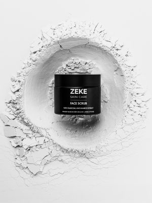 Zeke Skincare Face Scrub With Charcoal And Bamboo - Image 4