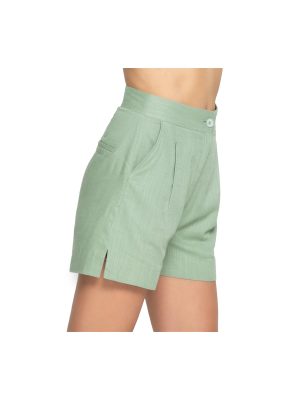 Lili Blanc Green Short And Mini Shorts - Image 4