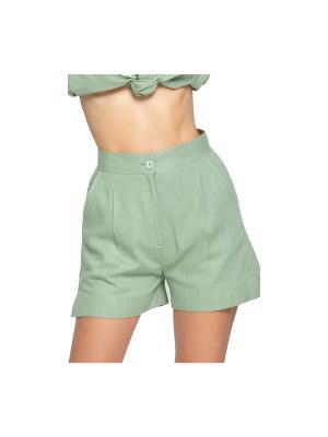 Lili Blanc Green Short And Mini Shorts - Image 5