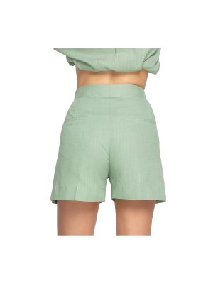 Lili Blanc Green Short And Mini Shorts - Image 6
