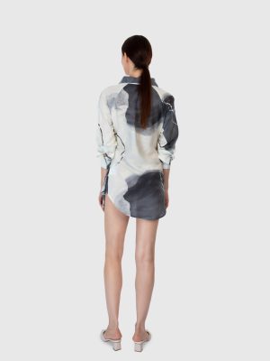 Shinaraa Extra Long Button Down Shirt - Image 4
