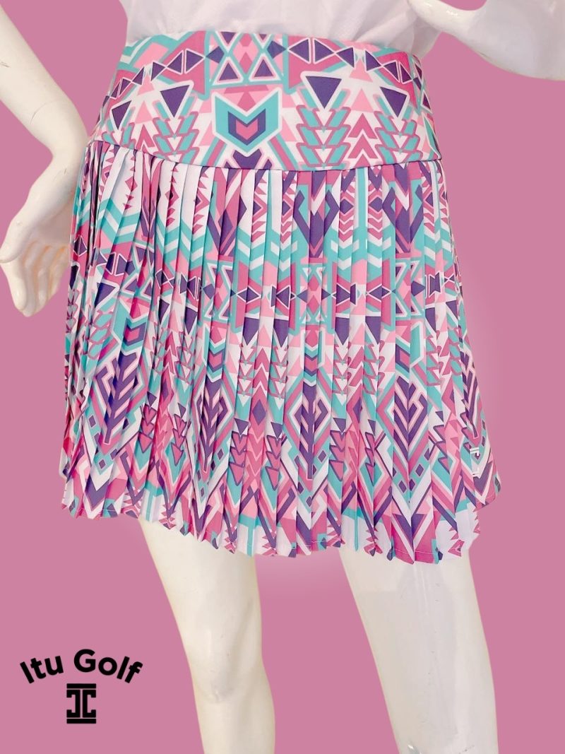 Itu Golf Wear Geometric Print Mini Skirt - Image 2