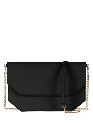 CHANDRA KEYSER Black Black Calf Leather Small Crossbody