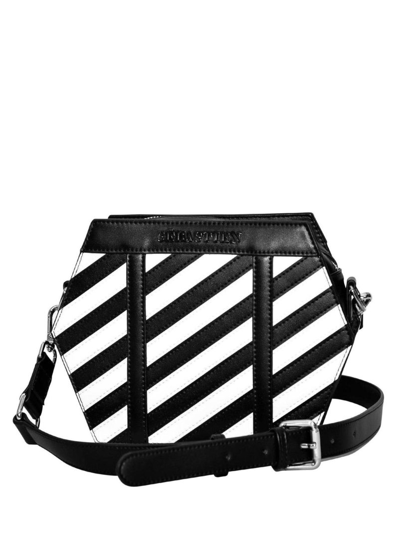 Sebastien DuPont Multi-Color Black Faux Leather Small Crossbody