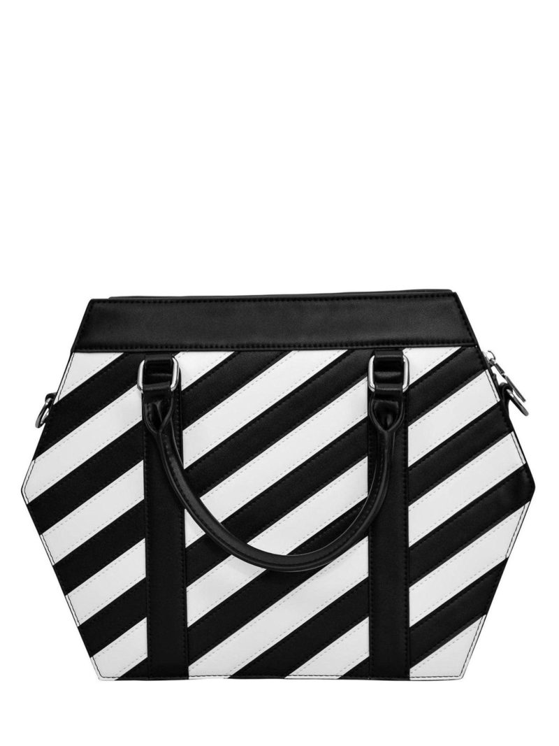 Sebastien DuPont Multi-Color Black Faux Leather Medium Handle