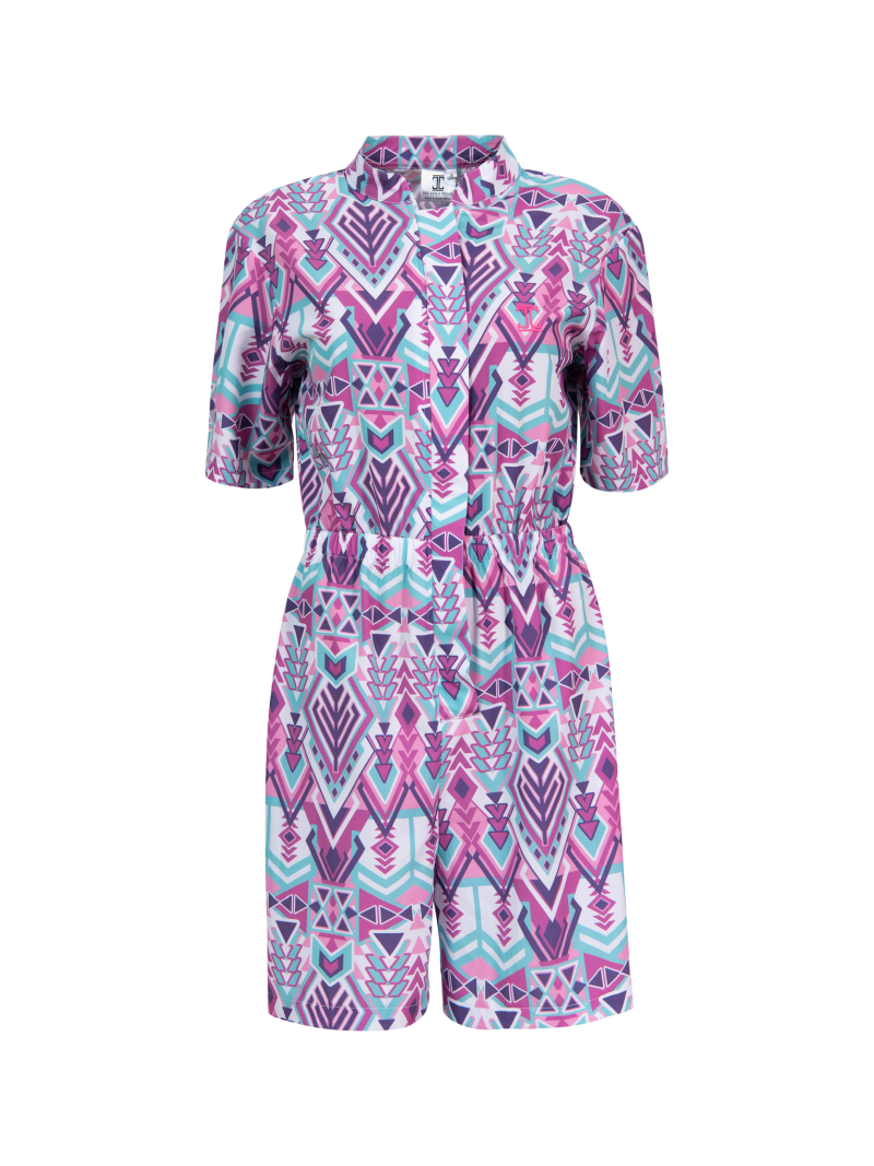 Itu Golf Wear Geometric Print