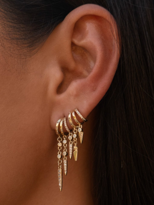 Aaria London Gold Vermeil Rio Illusion Earrings - Image 5