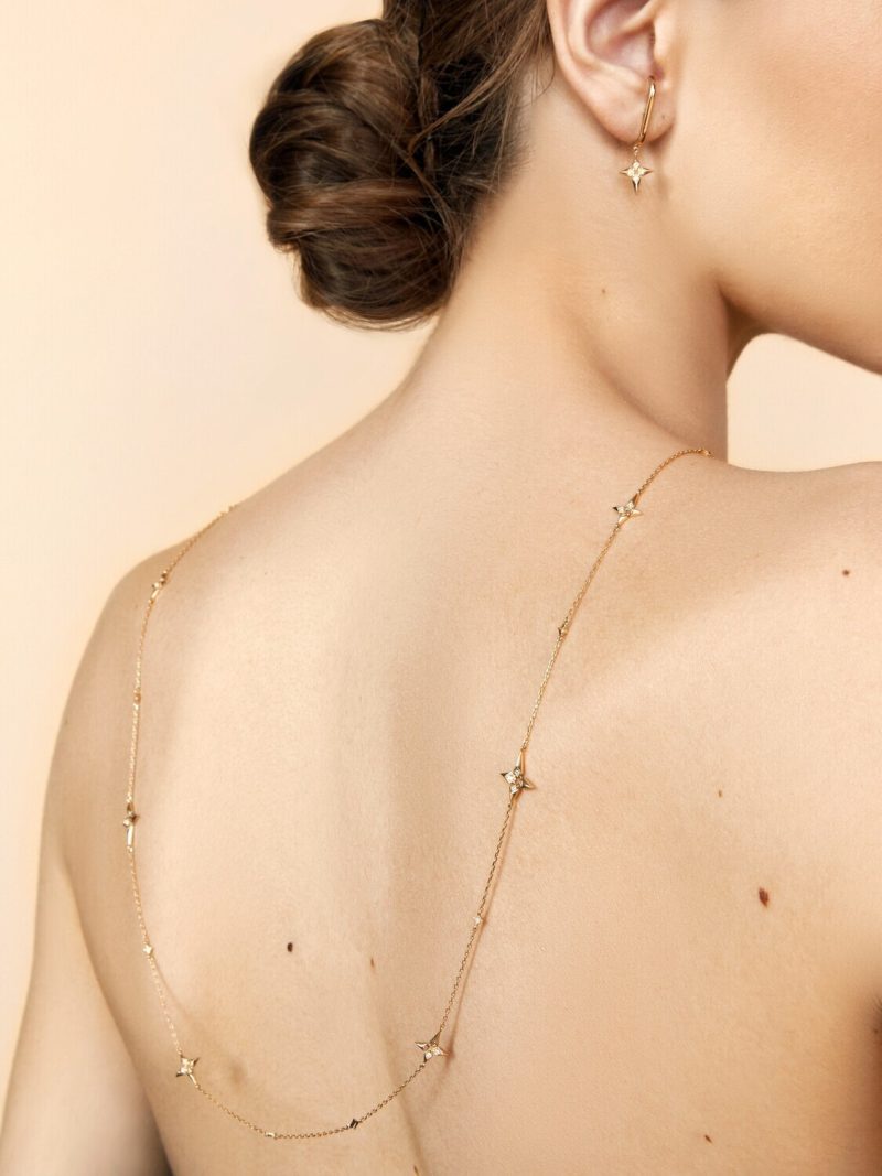 Theia Jewelry Stellar Diamond Chain Necklace - Image 2
