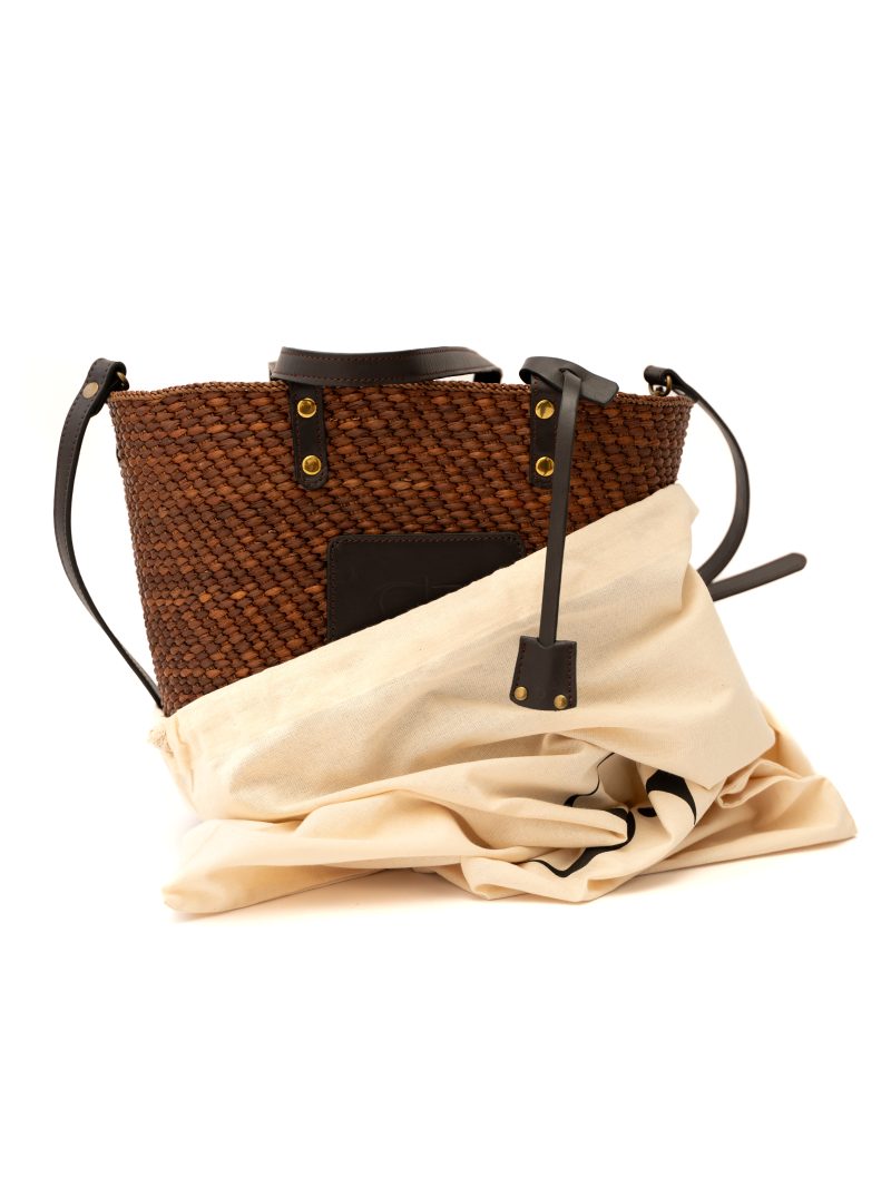 STUDIO FIT Brown Medium Tote - Image 7