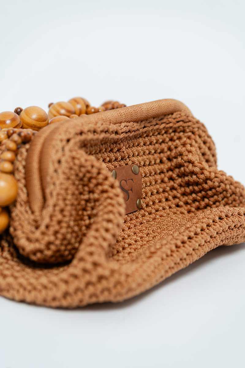 STUDIO FIT Tan/Beige Clutch - Image 4