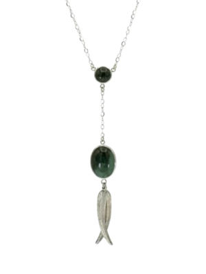 Quetzal Necklace Green Gold