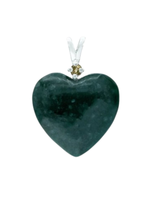 Jade Heart Citrine Pendant