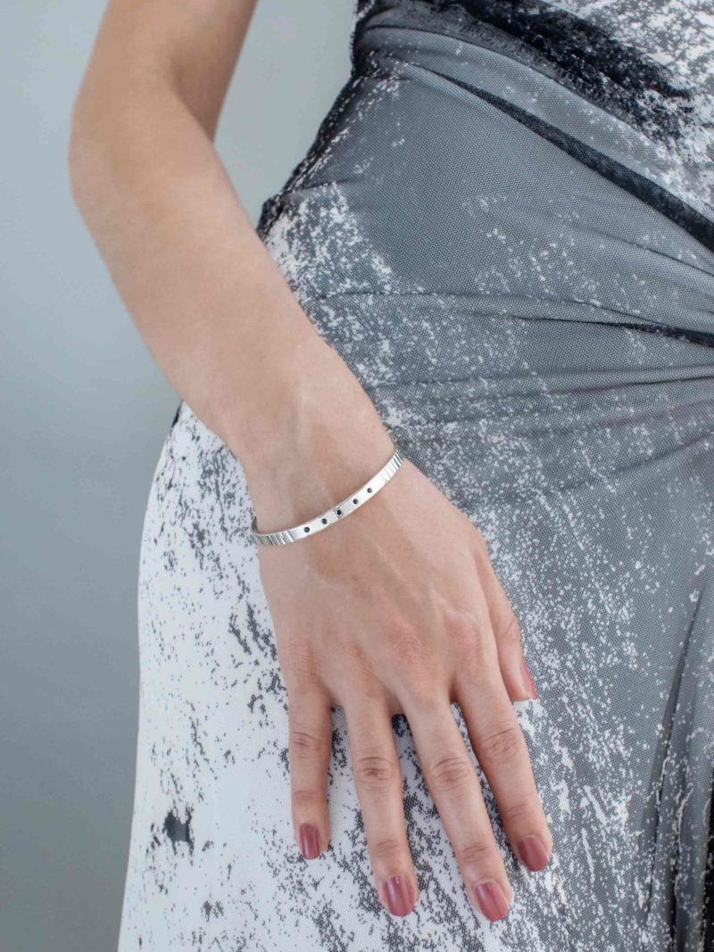 ANII Jewellery Black Silver Bracelet - Image 3