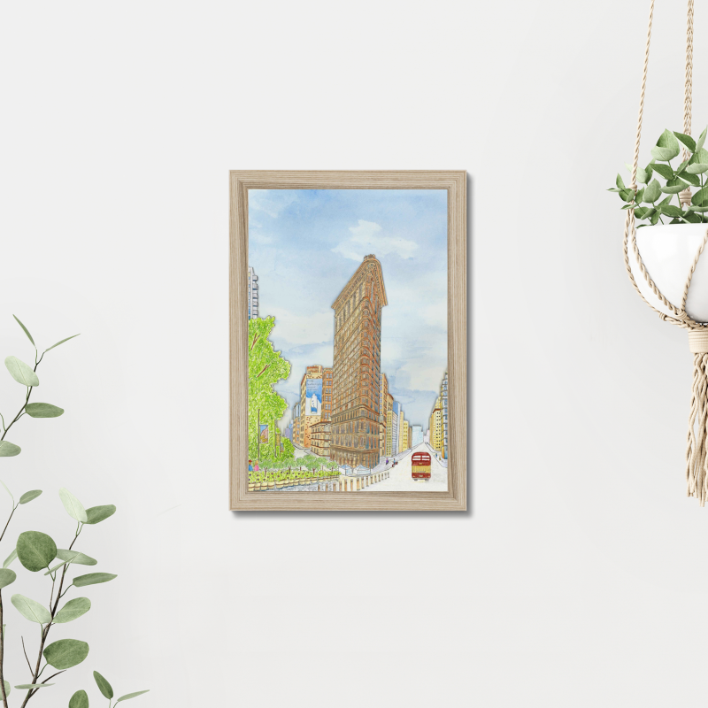Trendmix Studio By Laura Flat Iron Art Print - Image 3