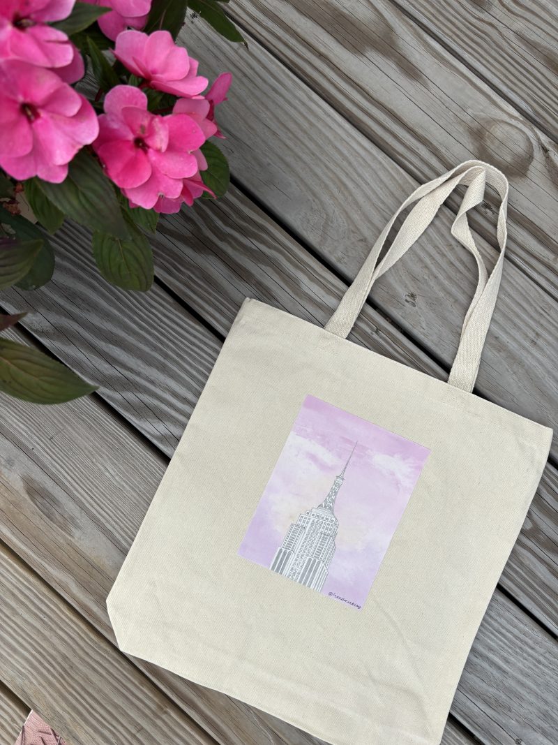 Trendmix Studio By Laura Tan/Beige Canvas Tote - Image 2