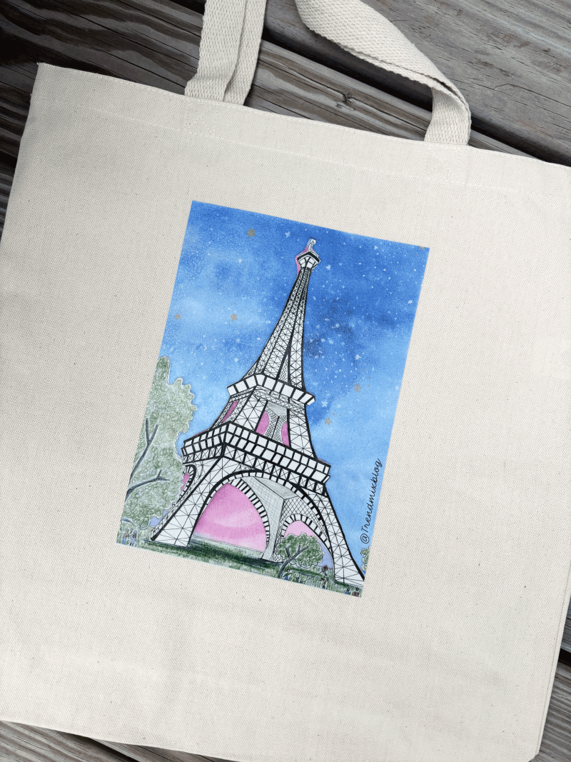 Trendmix Studio By Laura Tan/Beige Canvas Tote - Image 2