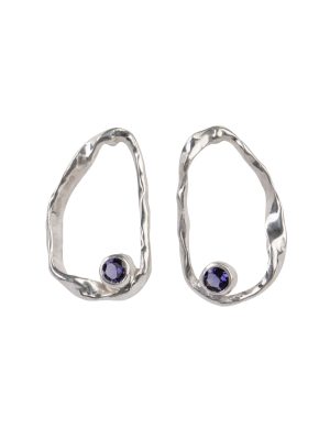 ANII Jewellery Blue Silver Earrings