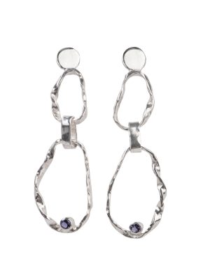 ANII Jewellery Blue Silver Earrings